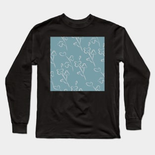 Plant Pattern Long Sleeve T-Shirt